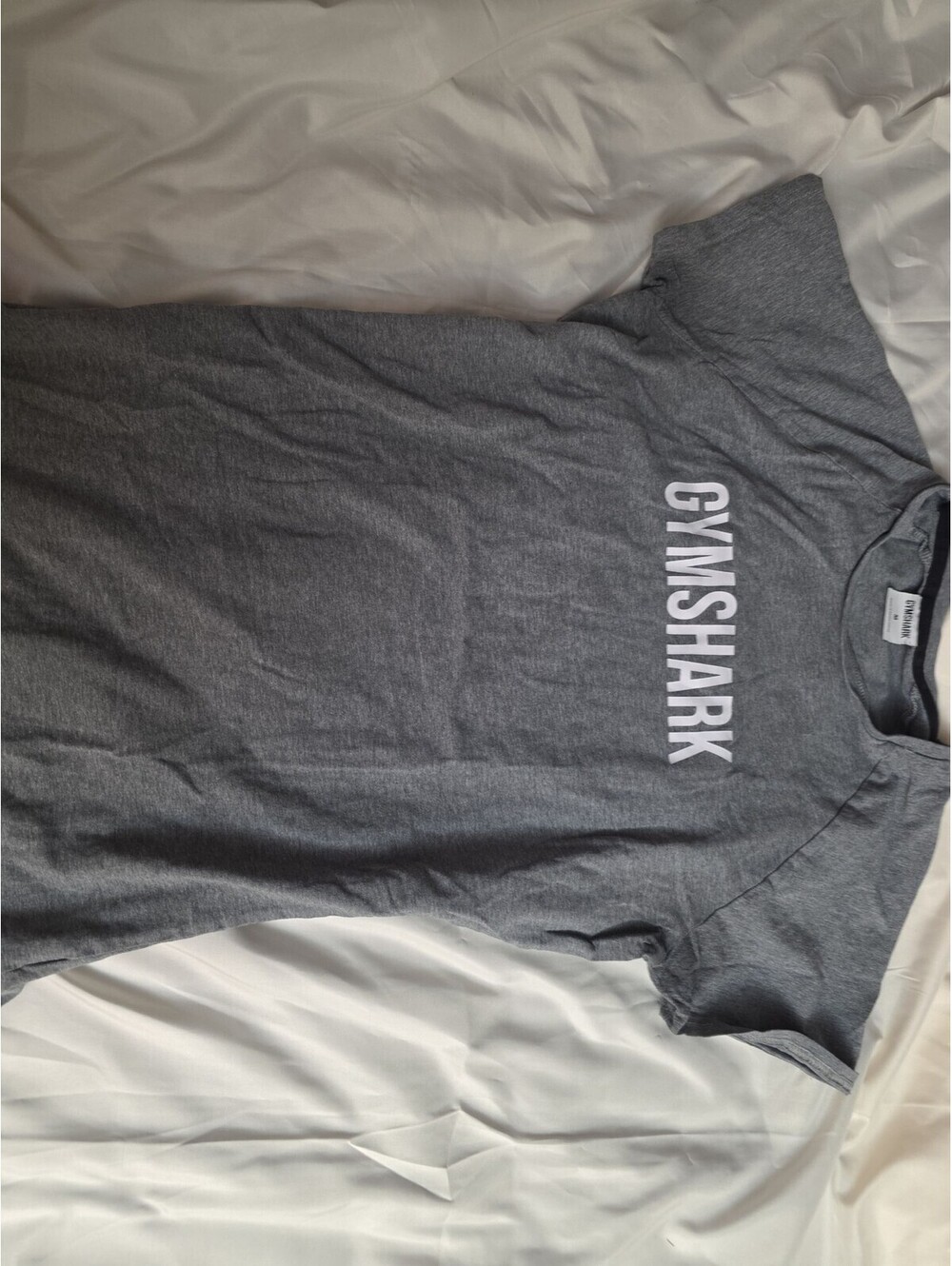 Gymshark Men's Gray Logo Short Sleeve Athletic Training T-Shirt